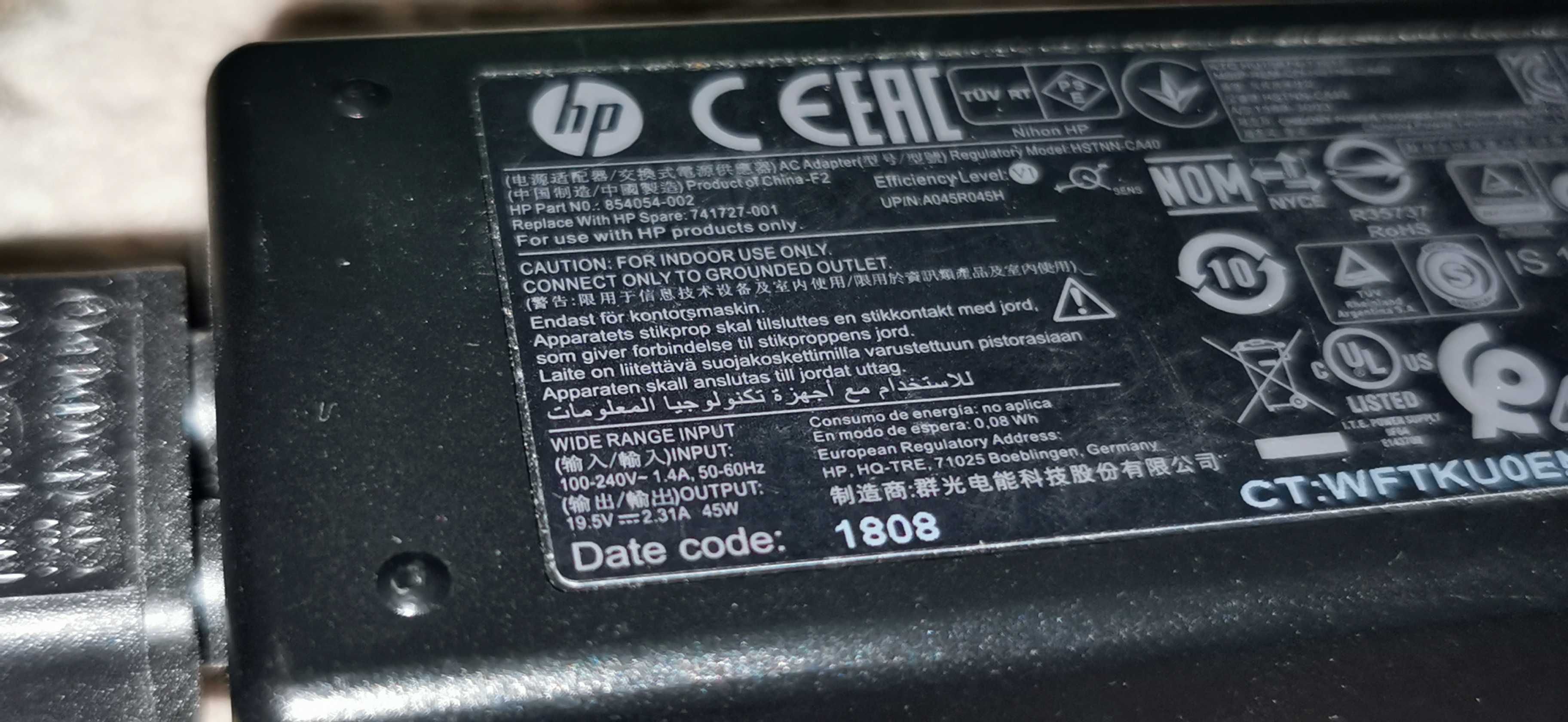 Incarcator laptop HP 19.5V 2.31A 45W