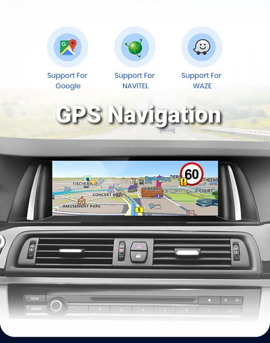 Navigatie Android dedicata BMW Seria 5 F10, F11  CIC/NBT (2011-2016)