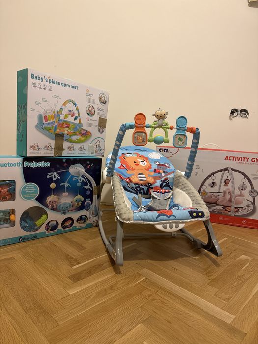 Активна гимнастика -шезлонг - въртележка за легло