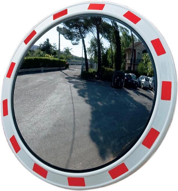 Пътно Огледало - сферично.За изход от Гаражи, Кръстовища и Остри Завои
