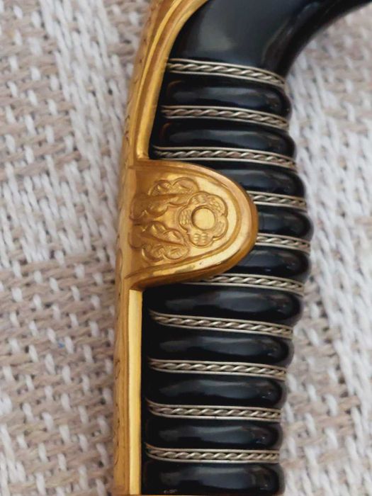 Парадна нем. сабя-Вермахт 1933-34год.позлатена  ръкохватка,като нова