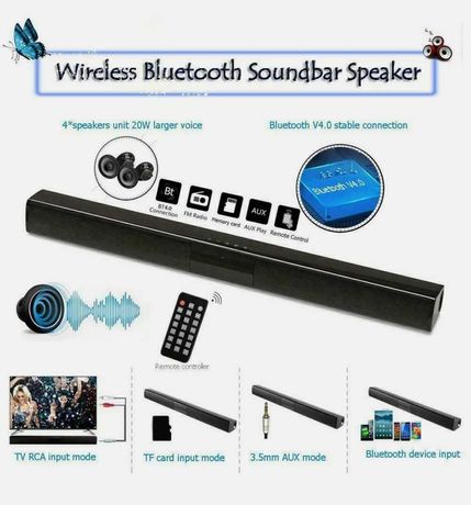 BS-28B Sound Bar TV Soundbar Wireless Bluetooth Home Theater Speaker