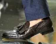 Pantofi loafer de lux 44.5 45 lucrati manual Towncraft NOI piele nat.