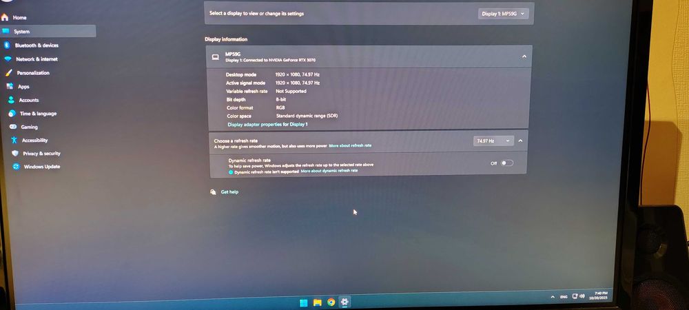 Lg Monitor 27 inc Full Hd 75hz IPS Led
