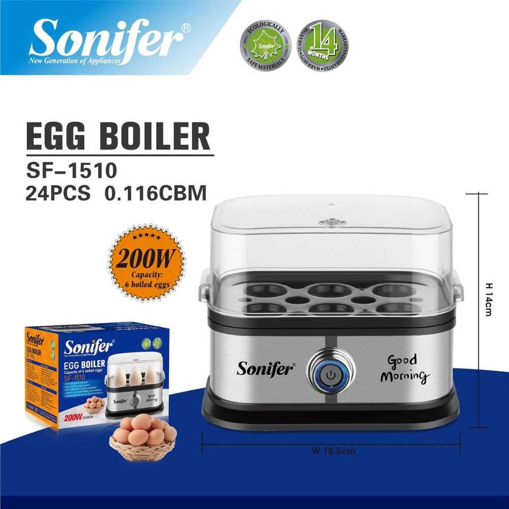 Электрическая яйцеварка Sonifer SF-1510 / Elektr tuxum pishirgich pc2