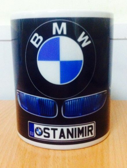 Чаша на BMW с Ваше Име или Номер!Чаша БМВ!