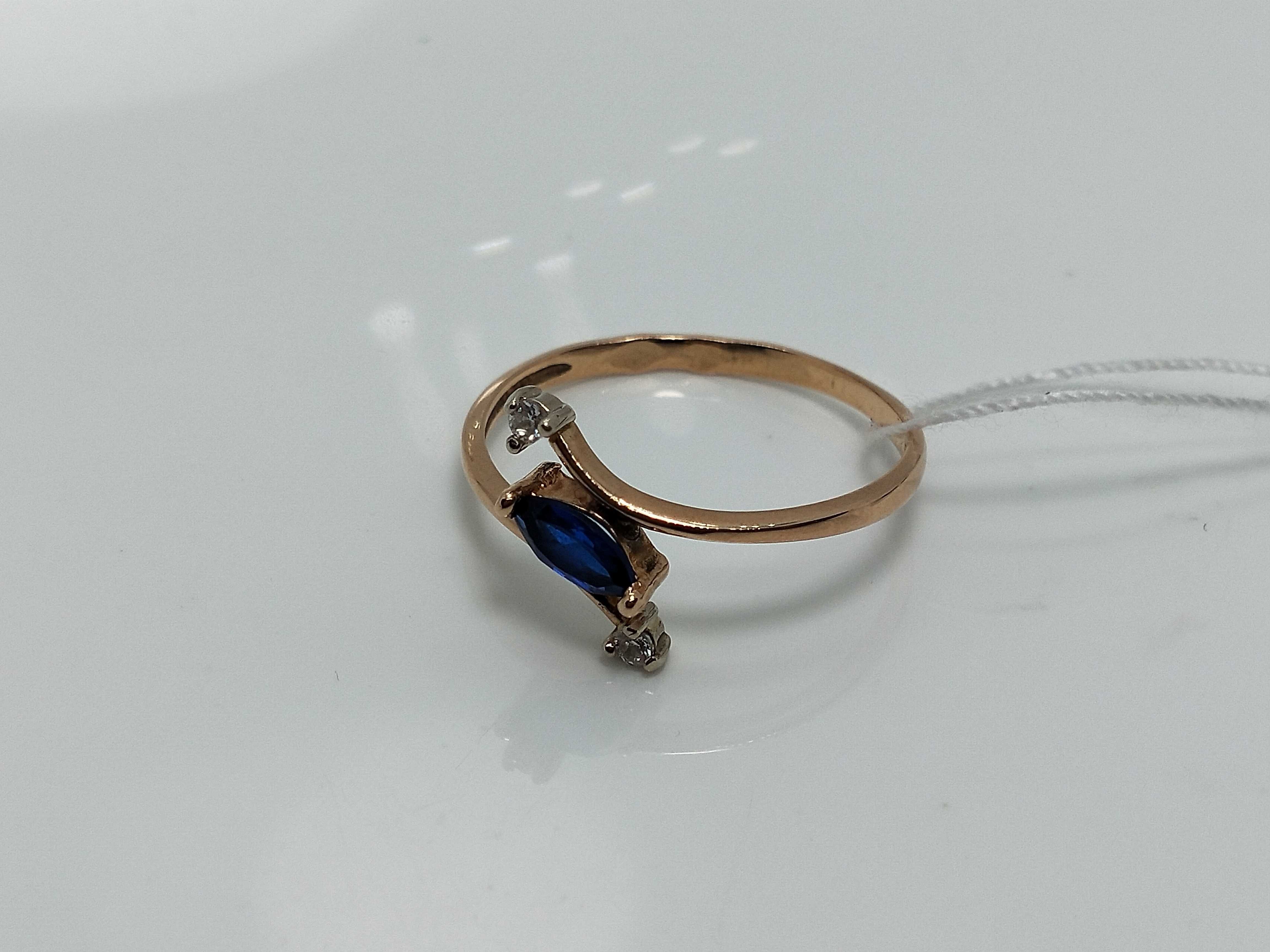 Золотое кольцо, красивое на подарок, проба 585 антиквариат