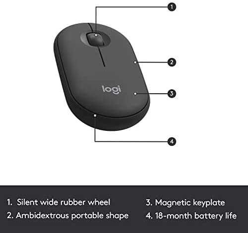 Kit NOU tastatura si mouse Wireless LOGITECH MK470 Slim QWERTY