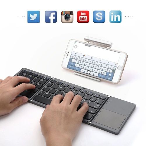 Клавиатура беспроводная с сенсорным touchpad B033