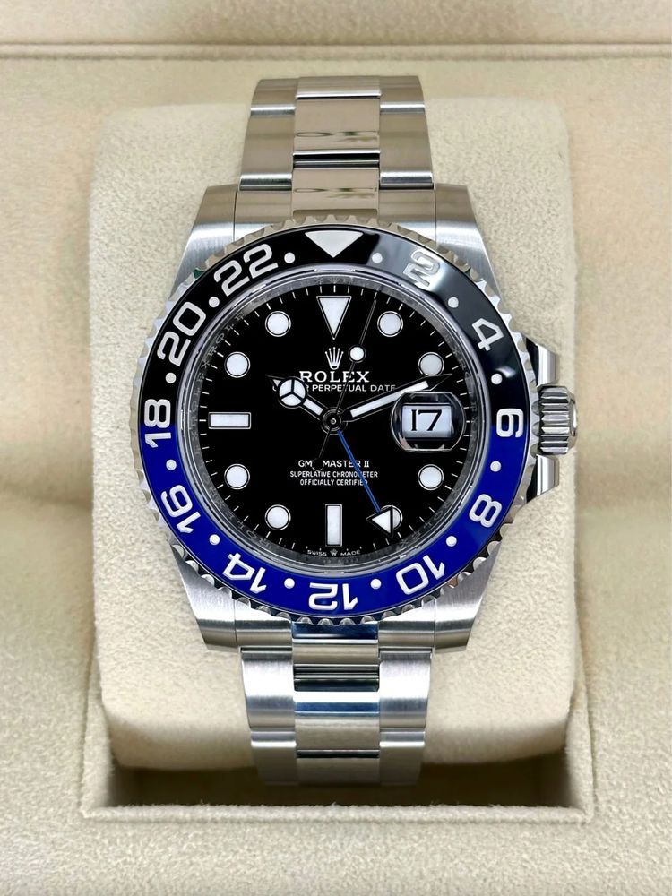 ROLEX GMT-MASTER II BATMAN, 40mm , часовник ролекс