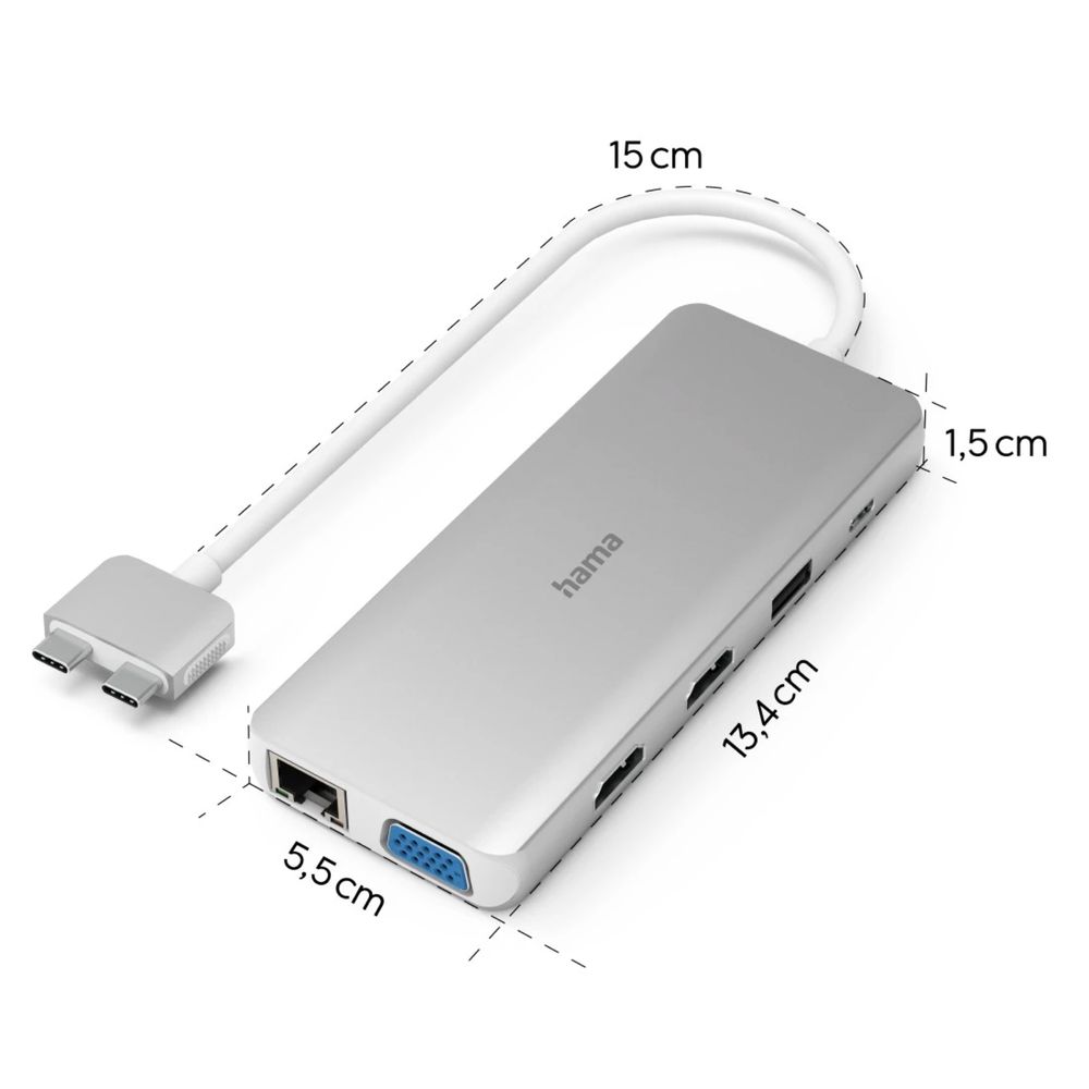 Hama Hub USB-C  Multiport