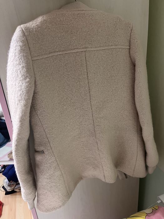 Дамско палто светлорозово