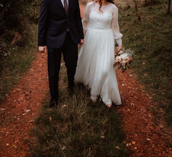 Vând rochie de mireasa Ligia Mocan mărimea M