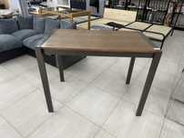 Masă de bar contemporană Fuji din metal antic blat lemn de nuc