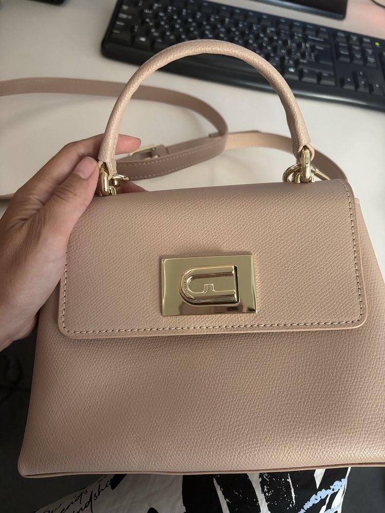 Чанта Furla пепел от рози