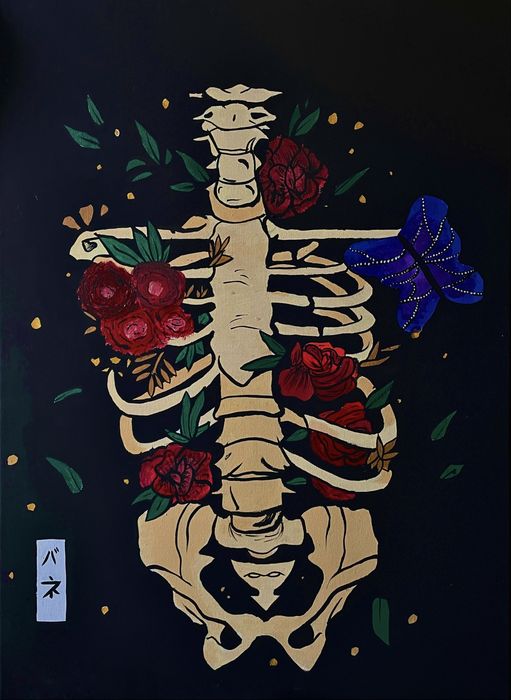 „Разцъфналият мрак“ – оригинална картина