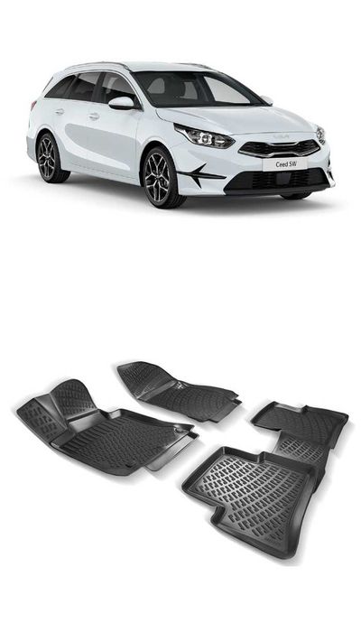 Гумени стелки RizLine съвместими с Kia Ceed III (2022+)