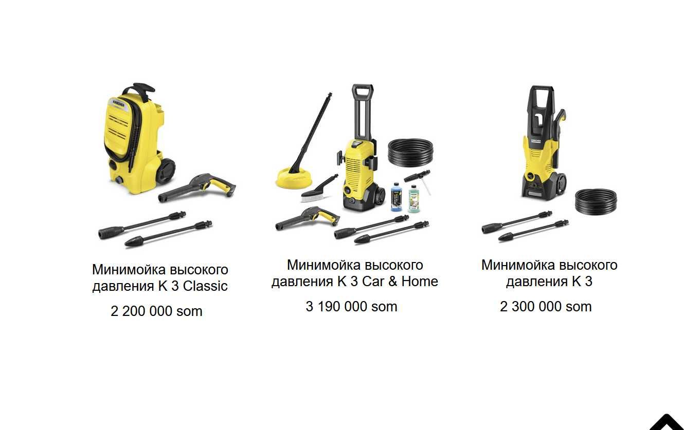 Минимойки Высокого Давления Karcher все модели в наличии в описании