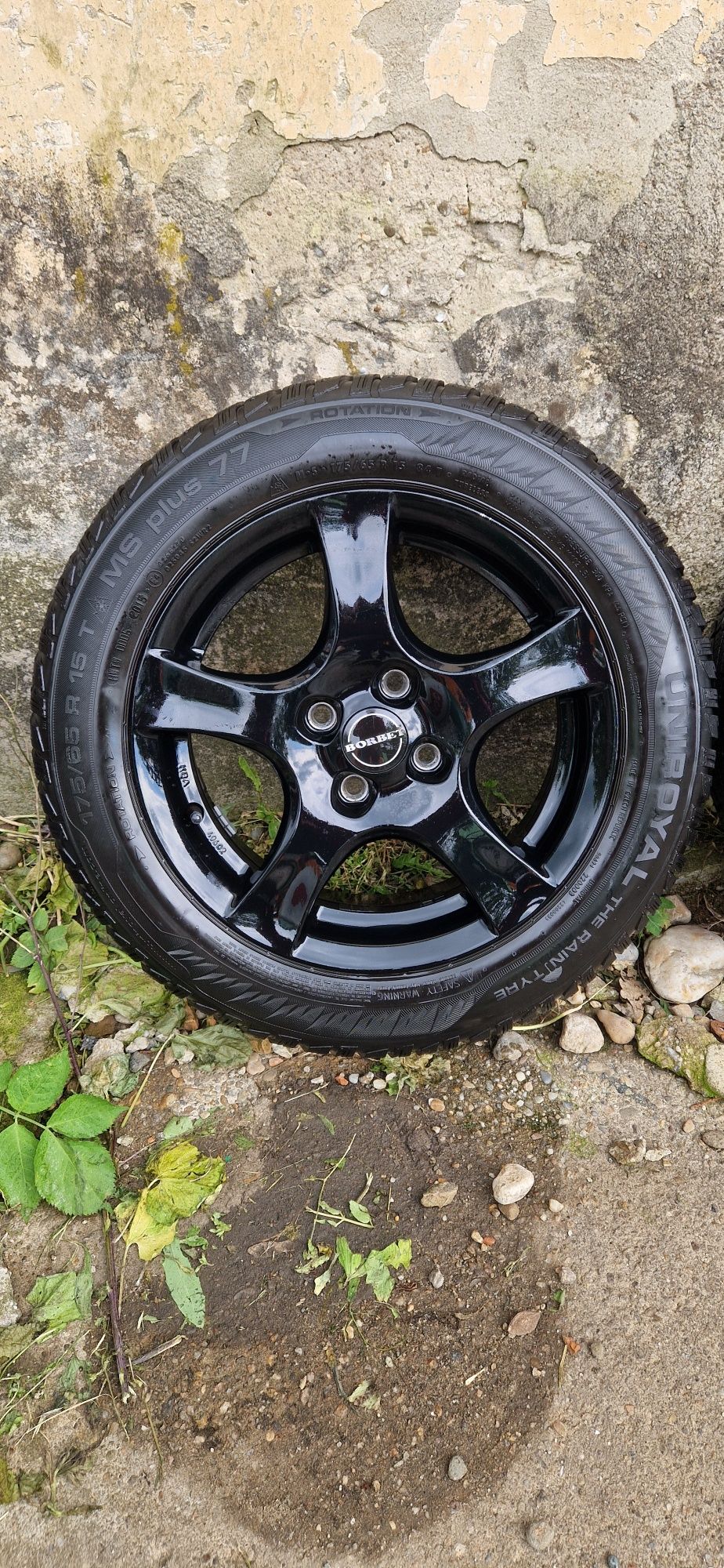 Jante aluminiu 4x100 R15  dacia ,renault , mini cooper