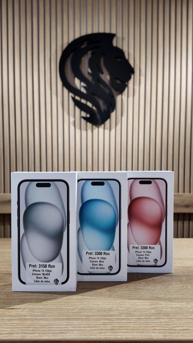 Oferta!! iPhone 15 128gb Blue/Black/Pink Neverlocked/Sigilate/Garantie