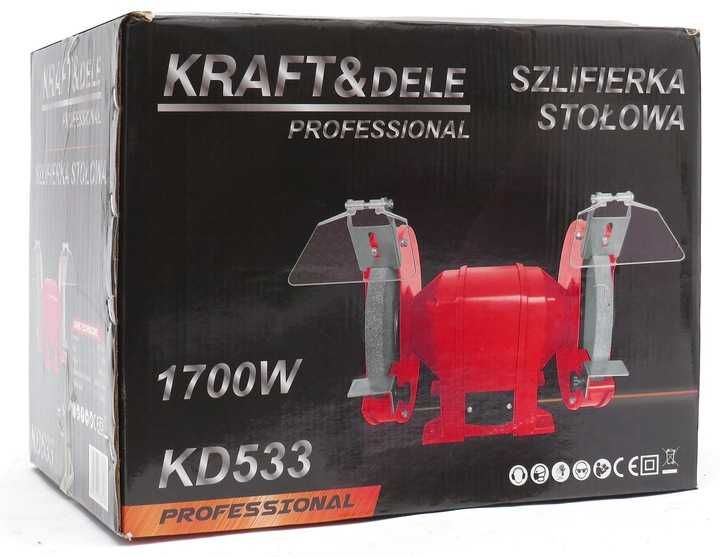 Polizor de banc 200mm 1700W 2 discuri de piatra (KD533)