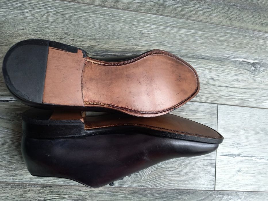 Pantofi din piele naturala mărimea 43 culoare negru