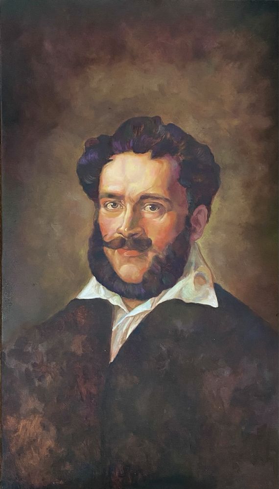 Tablou de familie, portret pictat, nasi, tablou de nunta, evenimente