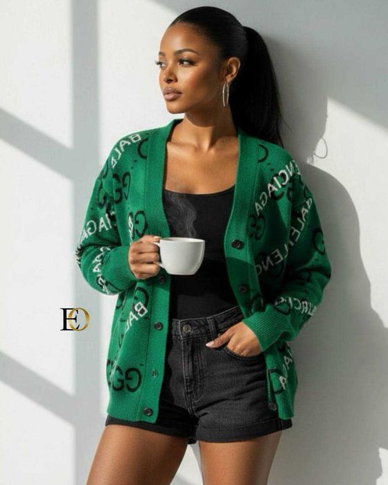 Cardigan dama tricot