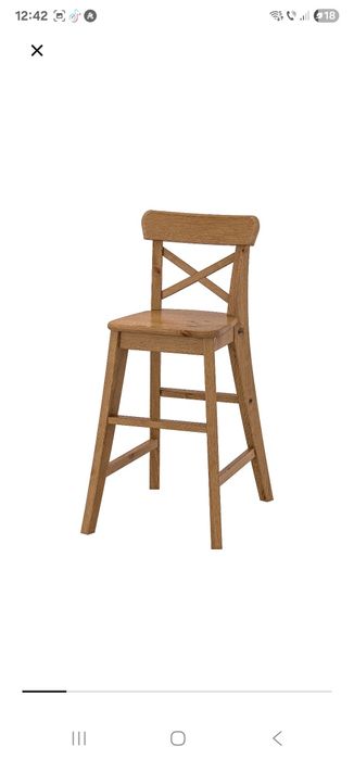 Scaun lemn Junior / Copii Ingolf Ikea