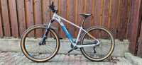 Bicicleta Cube Aim SL Gray Blue Red Hidraulica