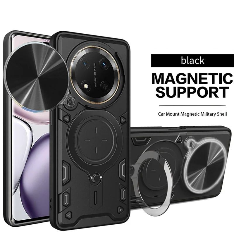 Honor Magic 7 Pro / 7 6 Lite / GIANT RING Удароустойчив кейс с пръстен