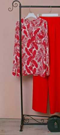 Рубашка женская из шёлка на размер 48-50 от фирмы pink island НОВАЯ