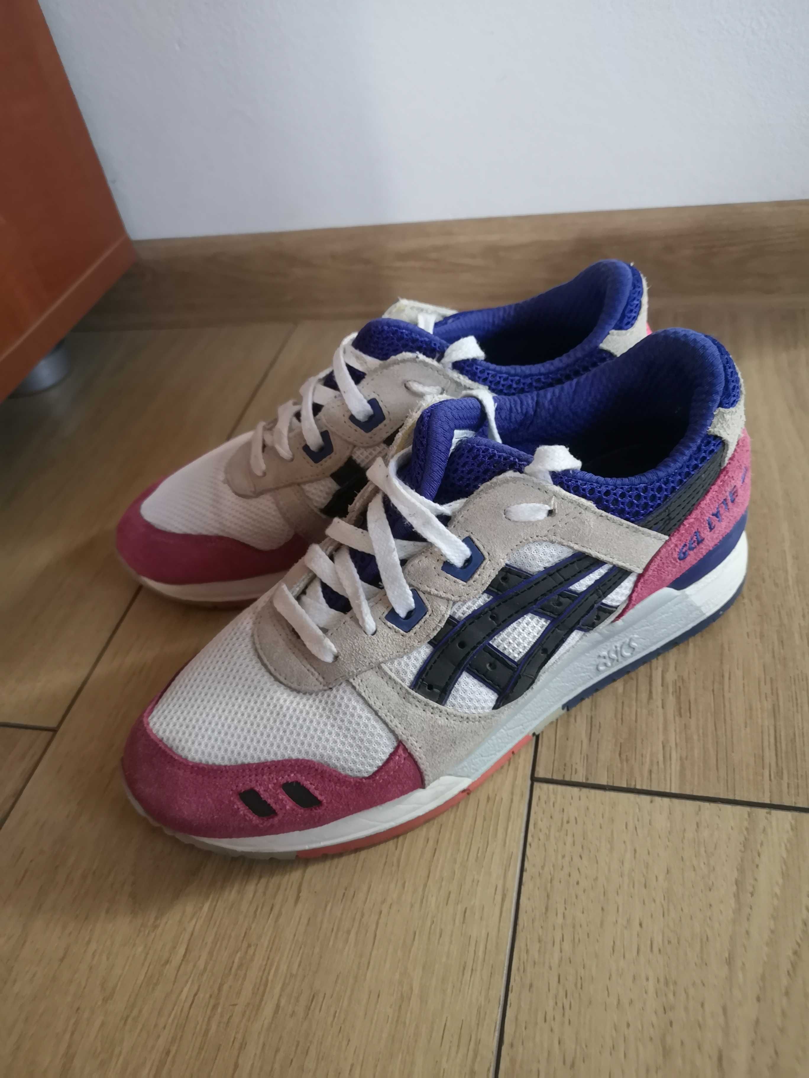 adidasi  Asics Gel Lyte III 3 incaltaminte sport piele intoarsa panza