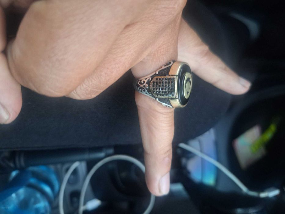 Uzuk,Kolsa,Perstin,Mujskiy iz Tursii,размер 20.5,грамм 11,99