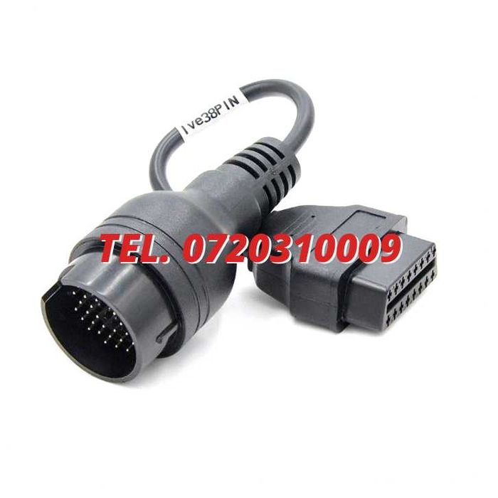 Cablu Adaptor Iveco Daily 38 Pin La Obd2 Pt Autocom Delphi Wurth