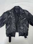 Geaca Biker din piele. 100% piele. Marimea M. Zara.