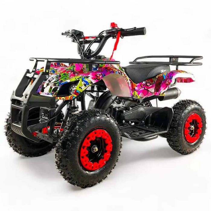 ATV Copii 49cc, Pornire Demaror, Roți 6 Inch, Portbagaj