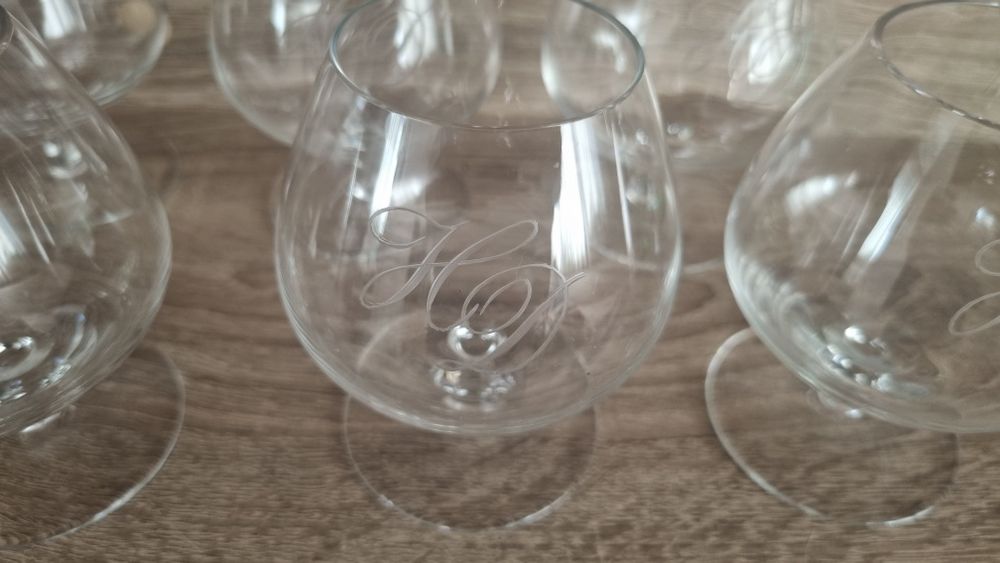 Комплект чаши за коняк кристал