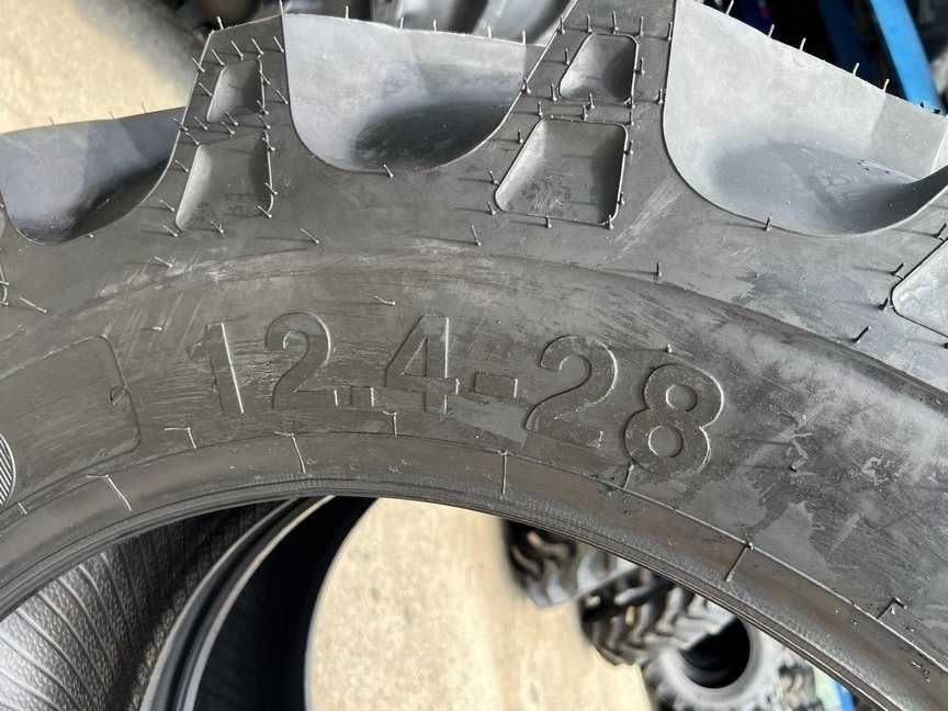 Marca GRI pentru tractor spate 12.4-28 anvelope noi cu 12 pliuri