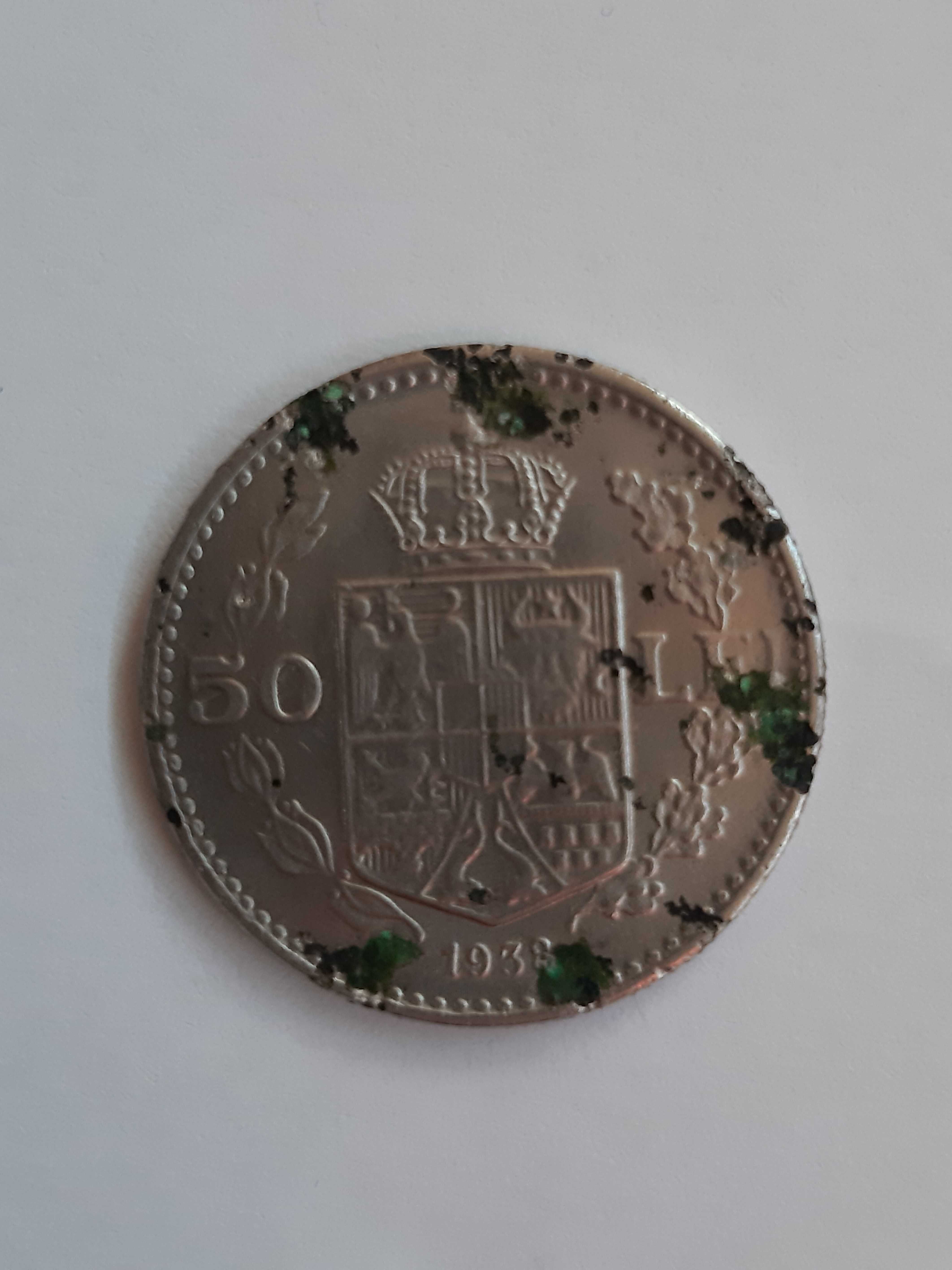 Lot 2 monede 50 lei 1937,1938