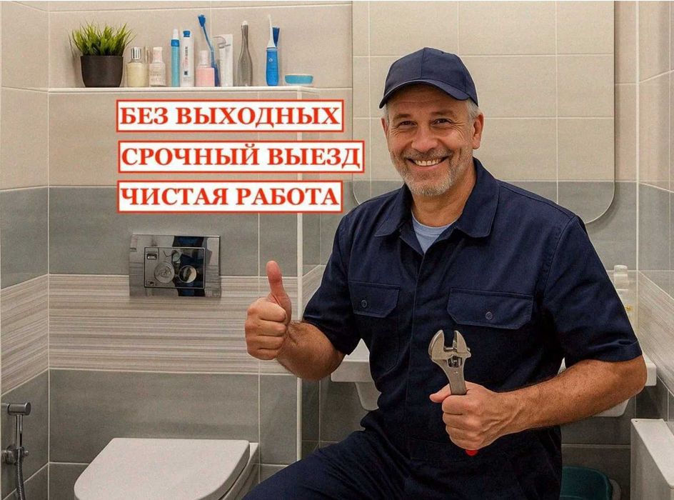 Сантехник срочный выезд на дом все районы