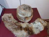Căciulă cu guler blana naturala de vulpe