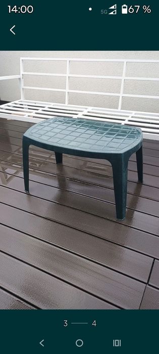 Masa verde exterior ,masa cafea