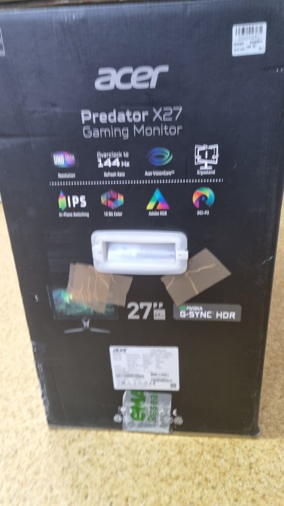 LED Acer Predator x27 , IPS , 4K UHD , HDR 1000 , G-Sync Ultimate