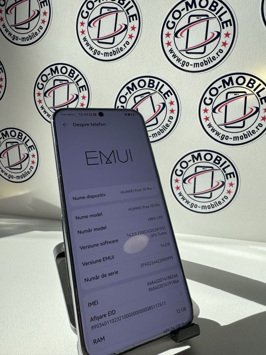 Huawei Pura 70 Pro - 512GB - Negru - Impecabil - Garantie