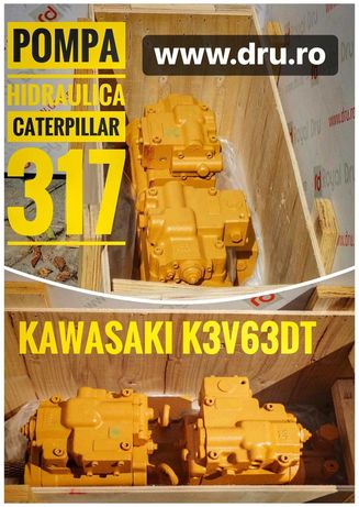 Pompa hidraulica Kawasaki K3V63DT Caterpillar 317