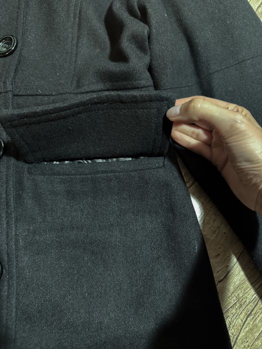 Palton negru marime L