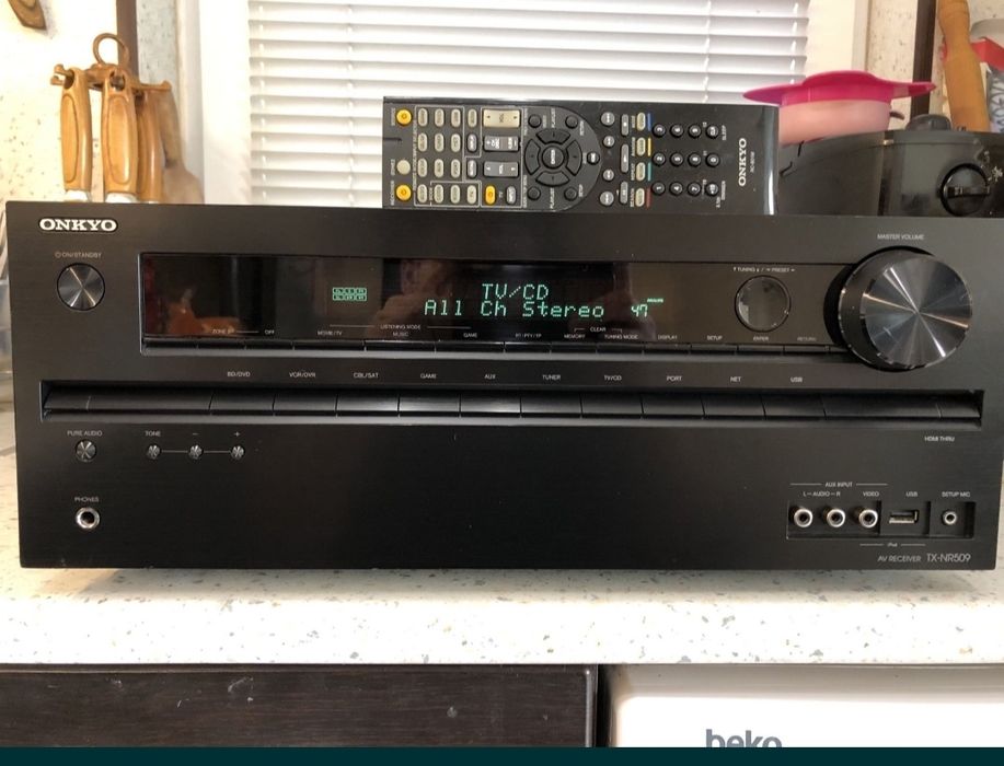 Onkyo TX-NR509 +Активен буфер и колони