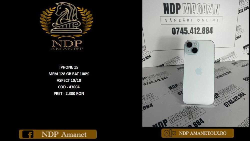 NDP Amanet NON-STOP Bld.Iuliu Maniu 69 IPHONE 15  (43604)