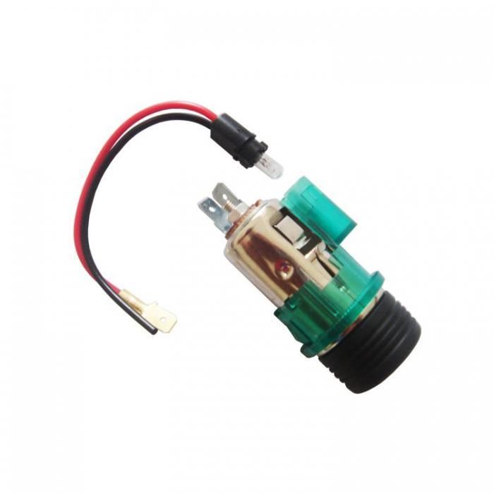 комплект гнездо за запалка carmotion 58139 / amio с осветление 12v ...